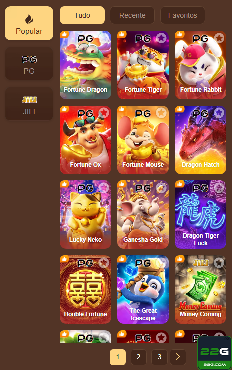 22g.com - jogar populares jogos de mesa